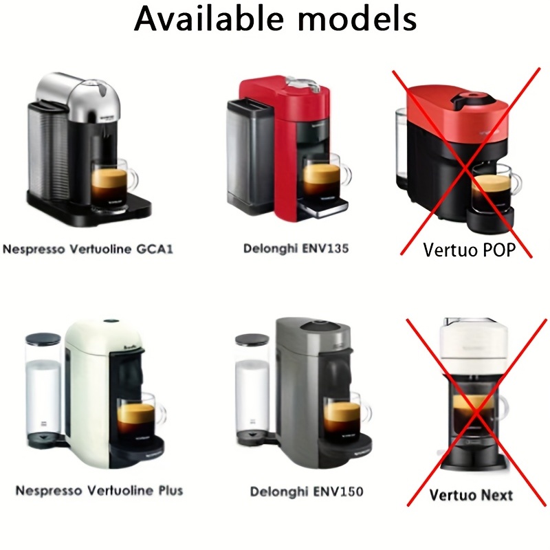 Cápsula reutilizable de acero inoxidable para Nespresso Vertuo Next Pop,  filtro de café rellenable, Compatible con cápsulas originales