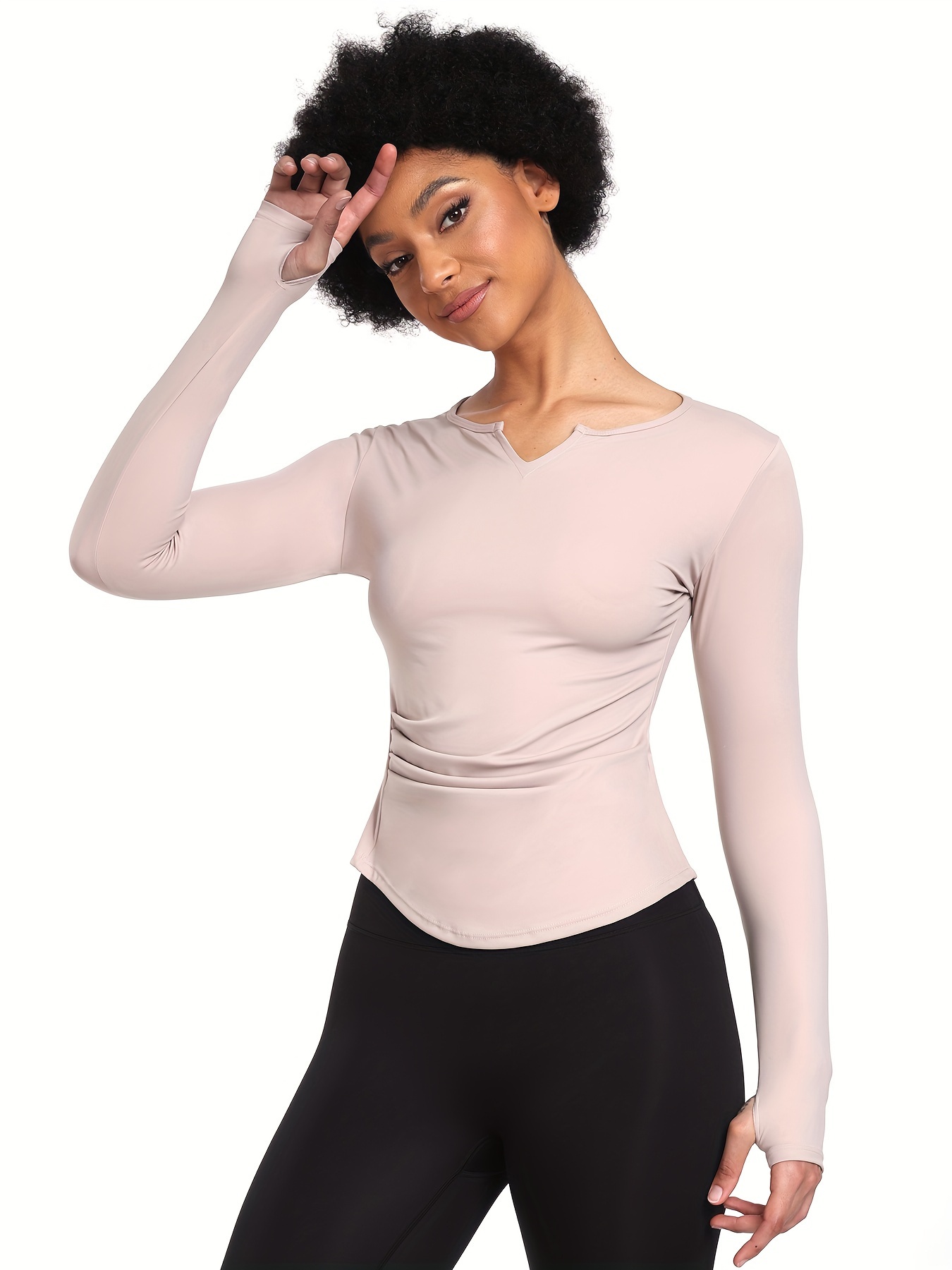 V neck store yoga top