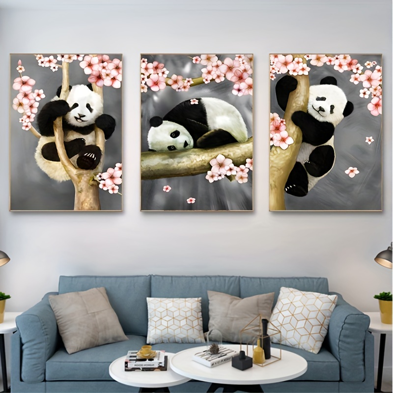 Panda Haven 11x14 Canvas – Your Gateway to Whimsical decor, free shipping