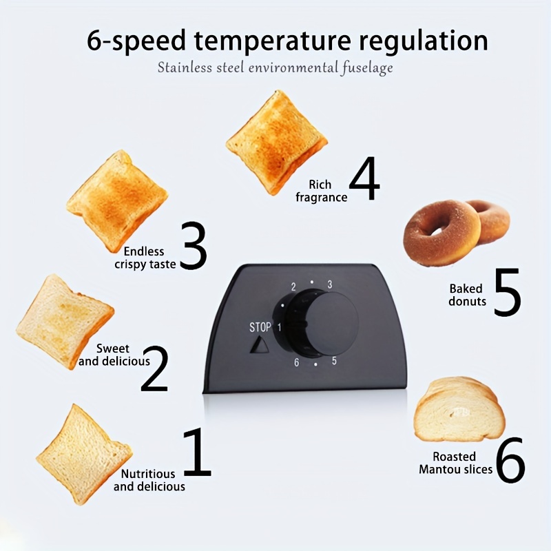 2- Toaster Stainless Steel Toaster, Home Toaster, Toaster, Breakfast  Sandwich Maker Small Appliance Kitchen Stuff Clearance Kitchen Accessories  - Temu Mexico