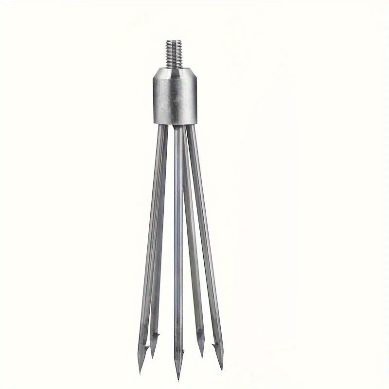 Durable Stainless Steel Fishing 2 Prongs Barb Hook - Temu