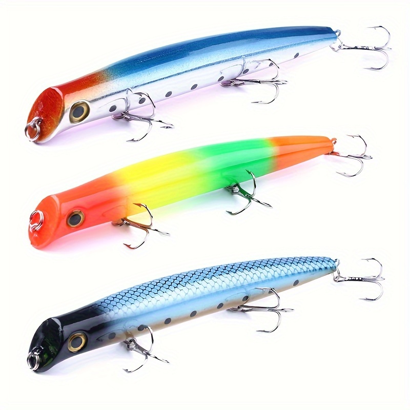 Popper Fishing Lure Topwater Artificial Bait Floating - Temu United Kingdom