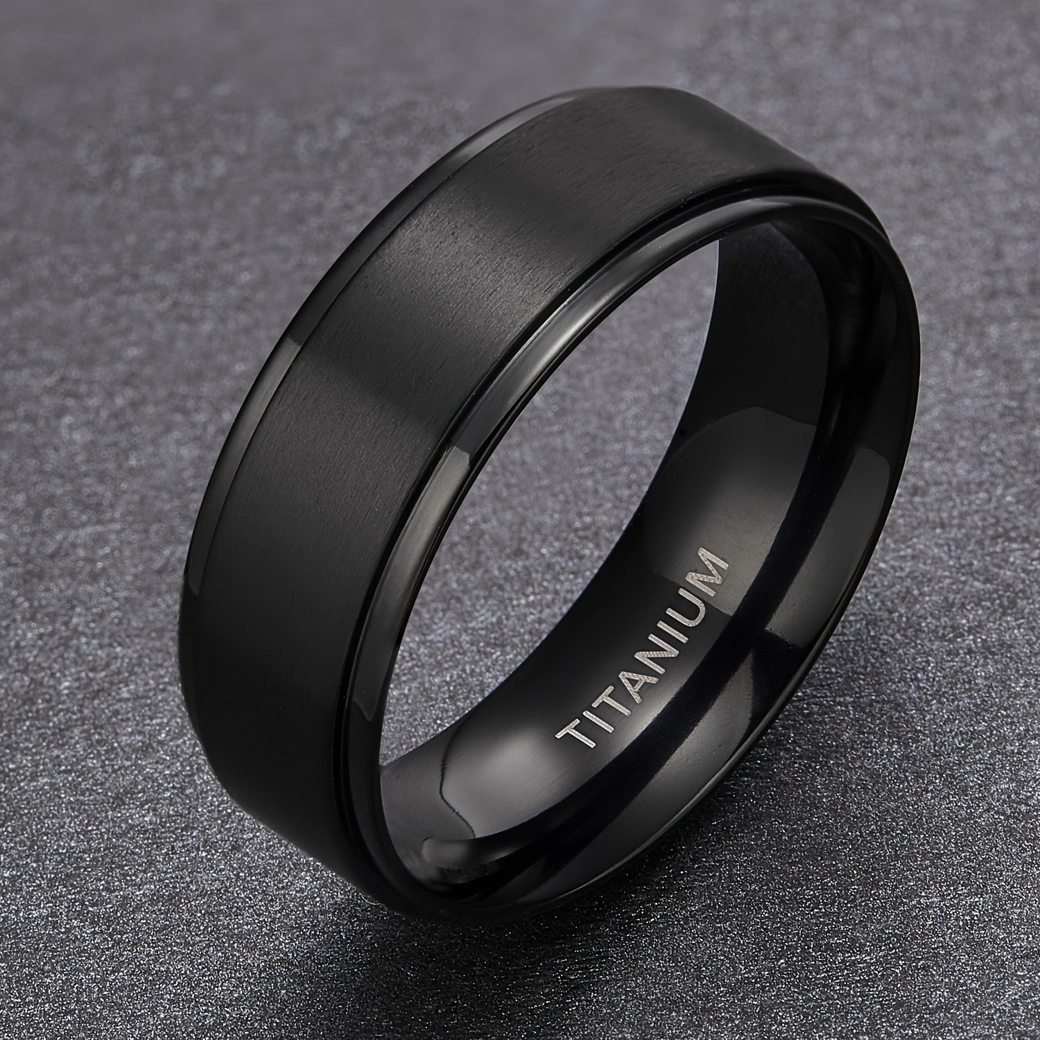 Personalized Customizable Titanium Ring