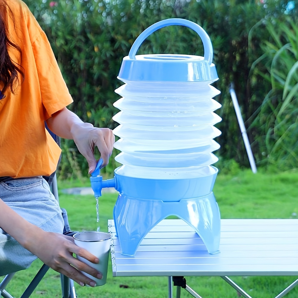 Folding Water Bucket Collapsible Water Container With Spigot - Temu