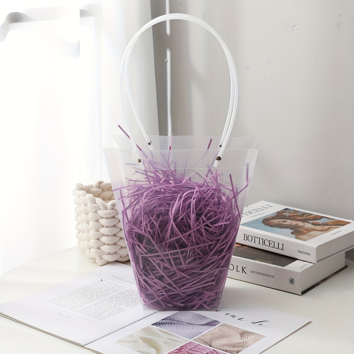 50g Easter Basket Grass Filler Paper Stuffing Shredded Crinkle