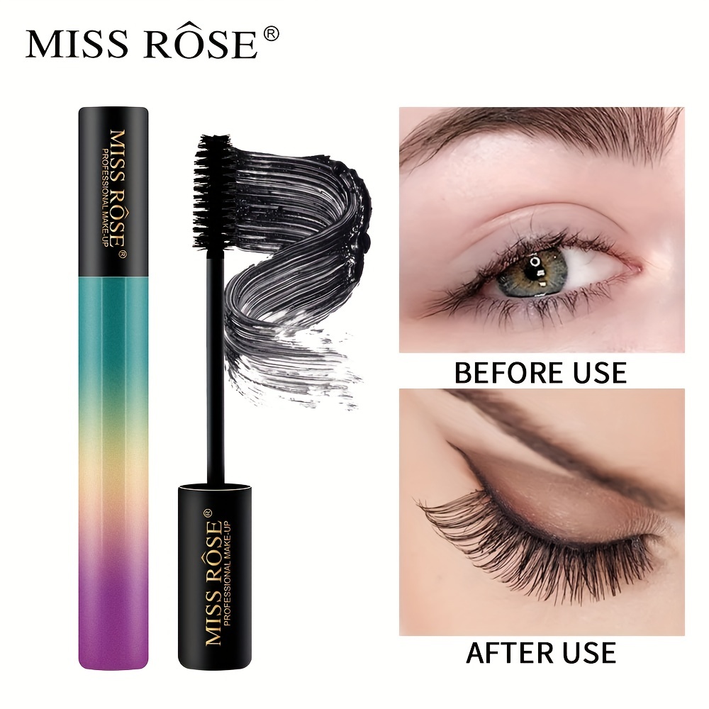 Waterproof Long Curling Mascara Natural Eyelashes Extension Makeup Smudge Proof