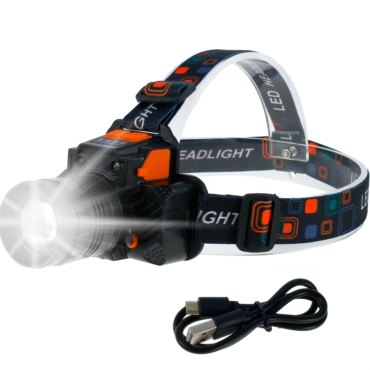 bright rechargeable head torch