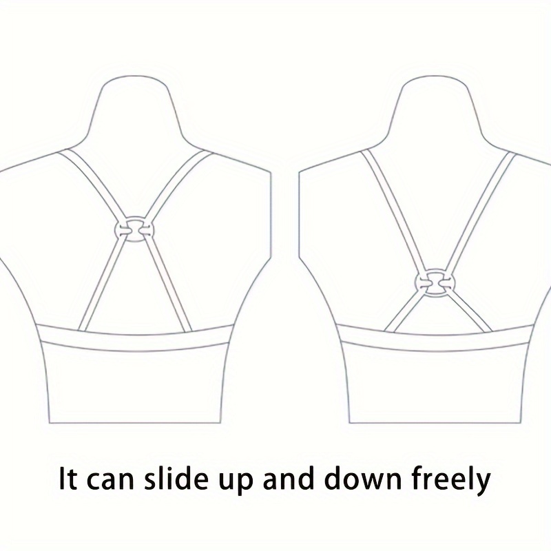 4pcs Invisible Bra Strap Clips Non slip Buckles Conceal Bra Straps