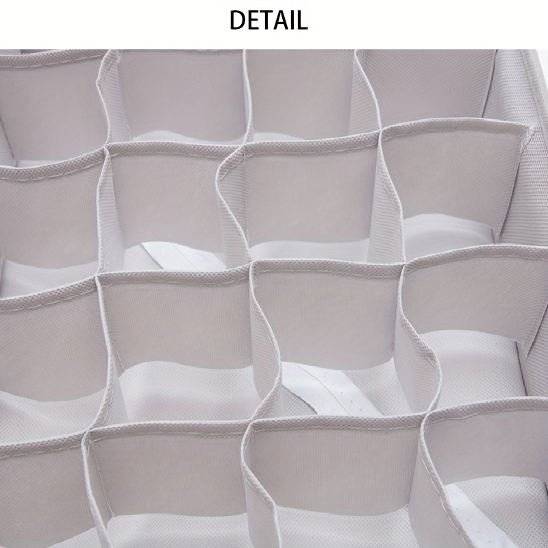 Foldable Underwear Clothes Storage Box - 24 Grids