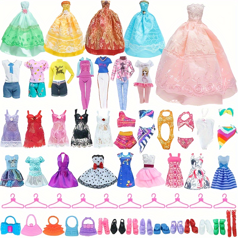 Doll Clothes Accessories 3 Wedding Dresses 3 Dresses 3 Pants - Temu United  Kingdom