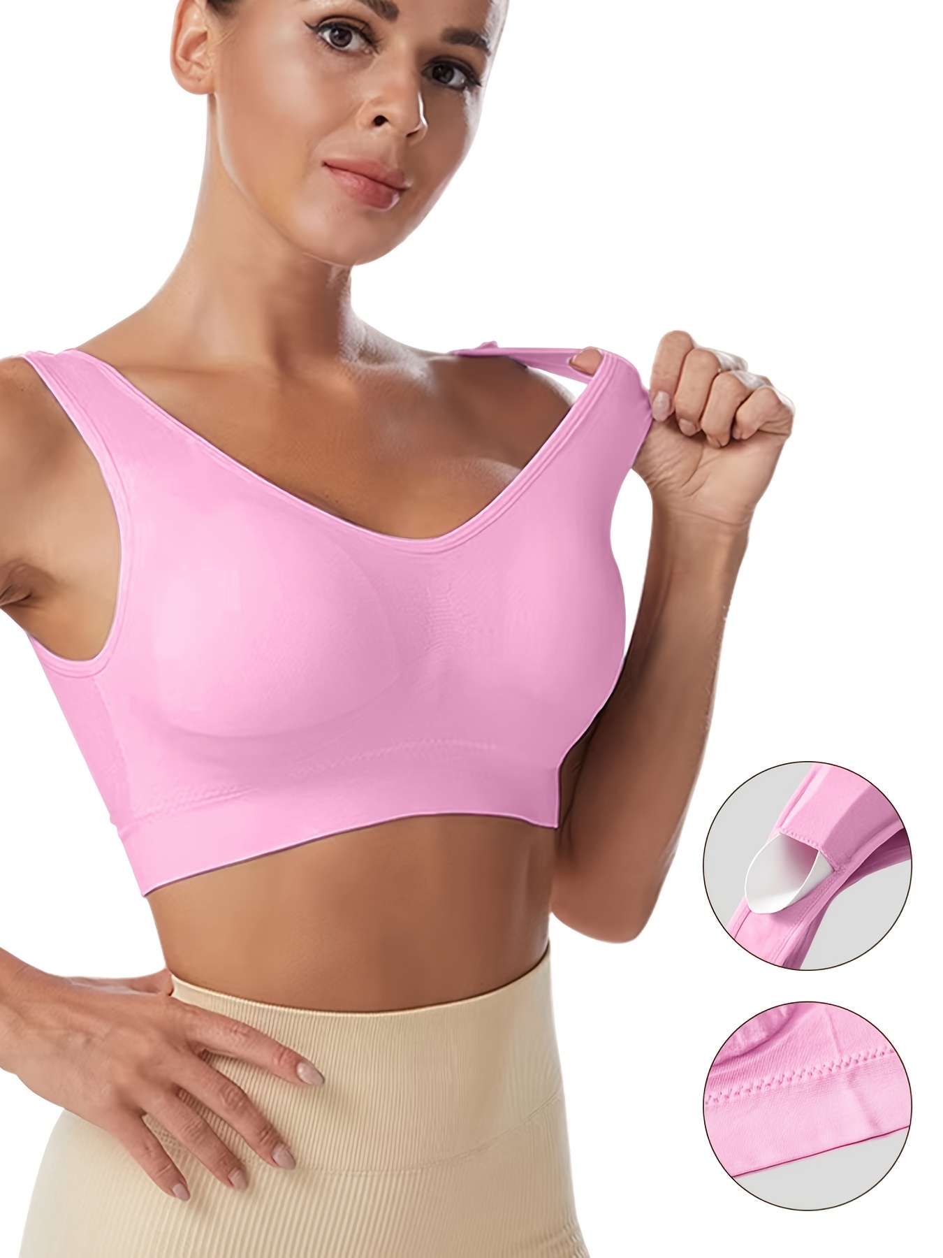 Women's Invisibles Workout Sports Bras for Women Comfortable