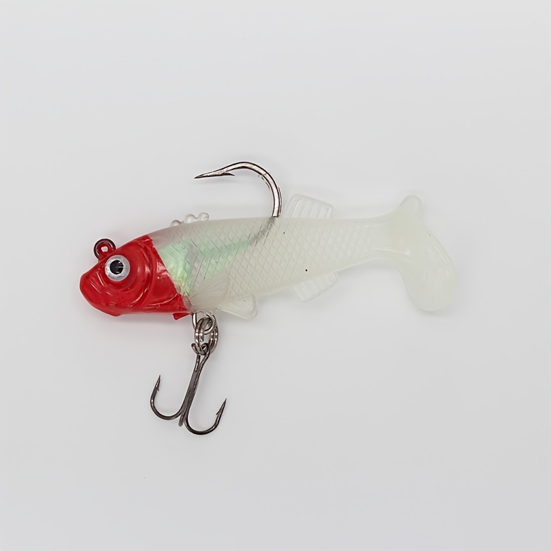 Soft Fishing Lures Bass Trout Crappie Jigs Hook Treble Hook - Temu