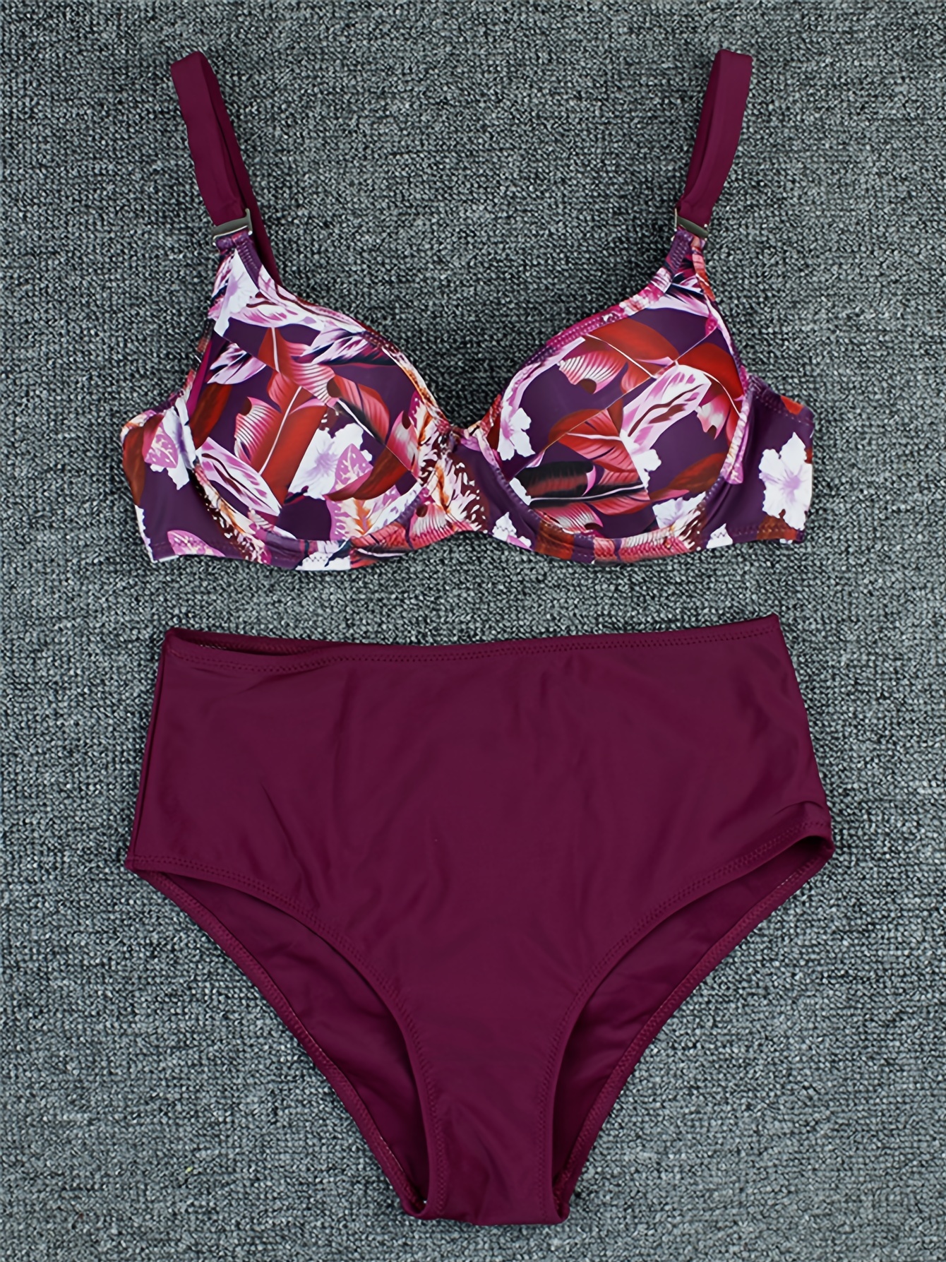 Brigitt Cup / B5 swimsuit - floral print push-up bra 2023 • Swimwear LAVEL