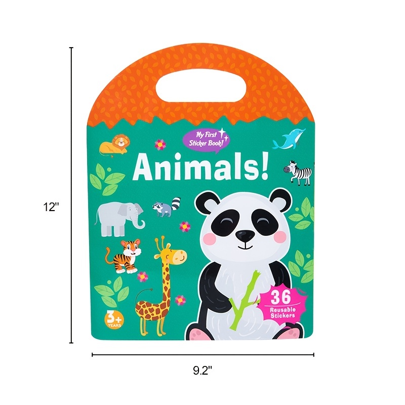 Montessori Paste Quiet Books Scene Stickers Focus Training