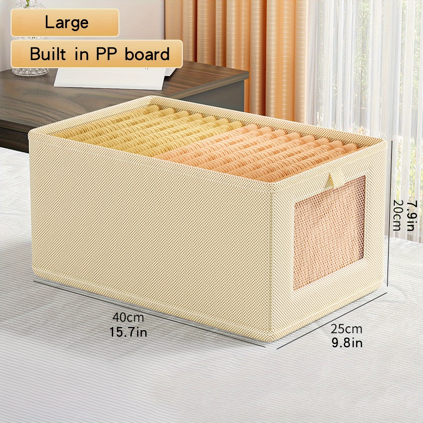 Felt Storage Box, Storage Bin, Storage Basket, Cube, Large Capacity, With  Handle, For Storage Of Clothes, Blankets, Books, Snacks, Sundries, Etc For  Small Business Owners/shops/retailers - Temu