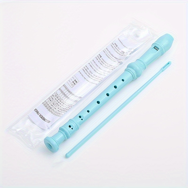 Treble German 8 hole Vertical Flute Abs Student Beginner Temu