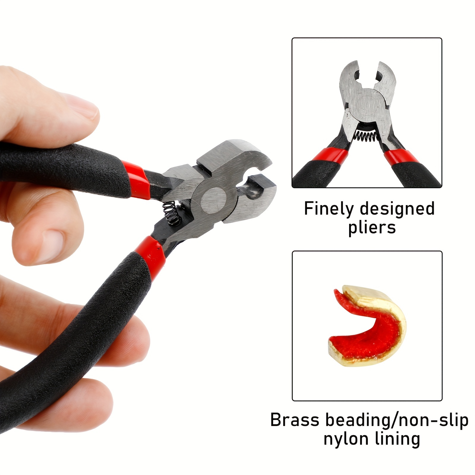 Archery Nocking Point Pliers D Loop String Clamp Pliers Multi Functional  For Compound Bow Recurve Bow