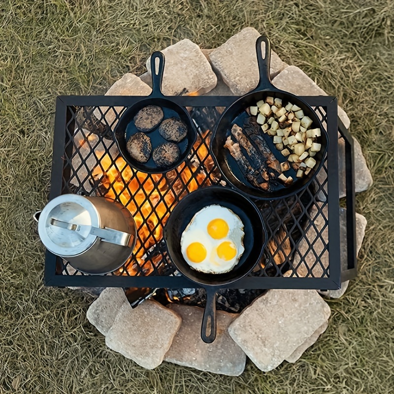 Portable Campfire Grill BBQ Rack 63 55 Charcoal Grill Outdoor Cooking