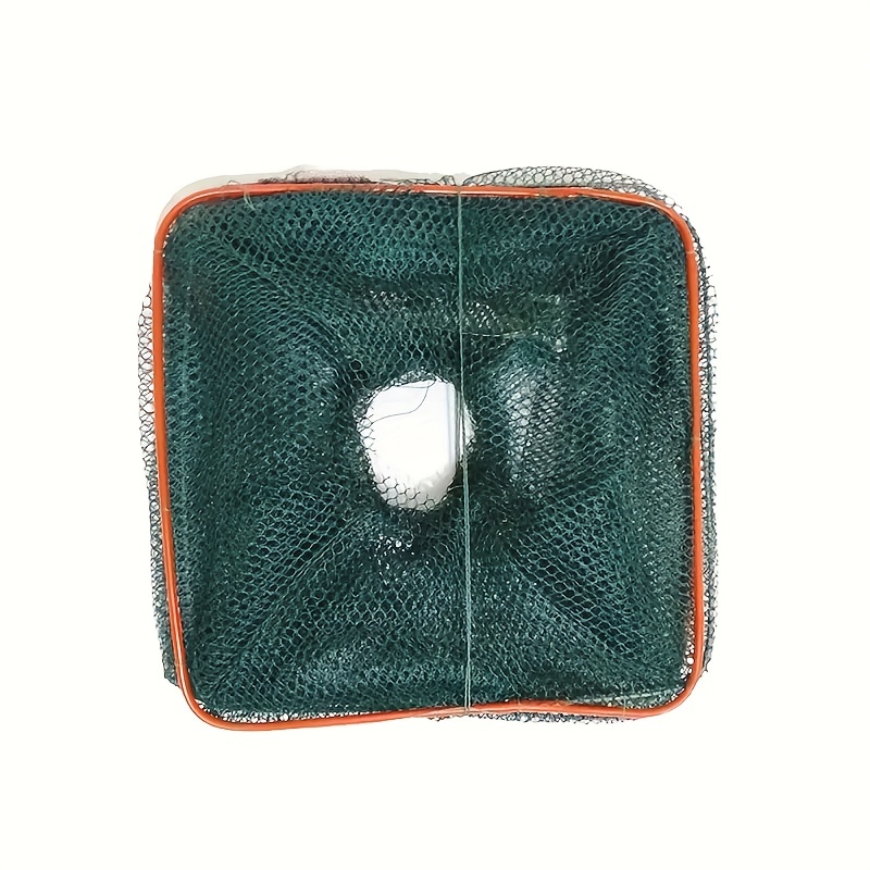 2-1PCS Square Fishing Net Trap Portable Crab Crayfish Shrimp Catcher  Casting Network Mesh With Feeder For Fishing Accessories - AliExpress