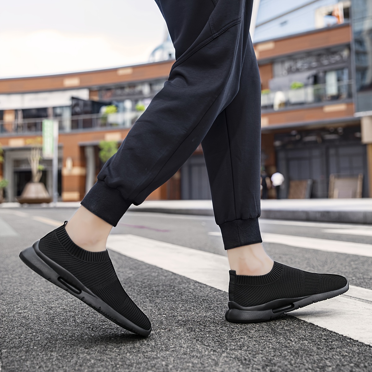 Zapatos Caminar Color Sólido Mujer Zapatillas Tenis Malla - Temu