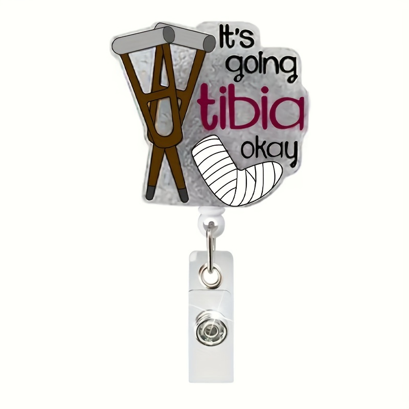 1pc Healthcare Badge Reel Holder Retractable with ID Clip for Nurse Nursing Name Tag Card Heart Anatomy Nursing Student Doctor Rn LPN Medical