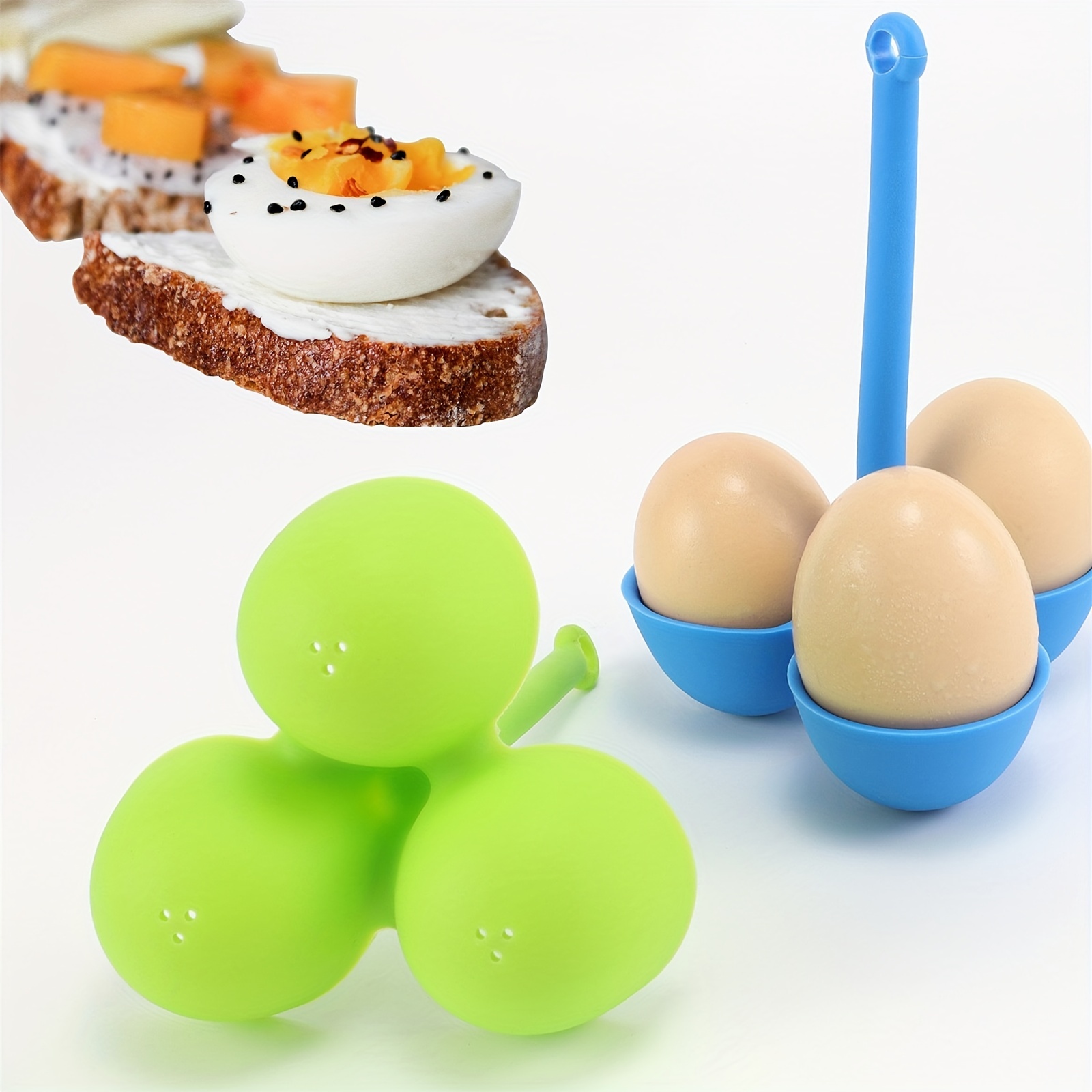 Portable Egg Holder, Steamed Egg Tray, Steaming Or Boiling Egg Holder,  Silicone Egg Holder, For Kitchen Gadgets, Kitchen Dining Tools - Temu