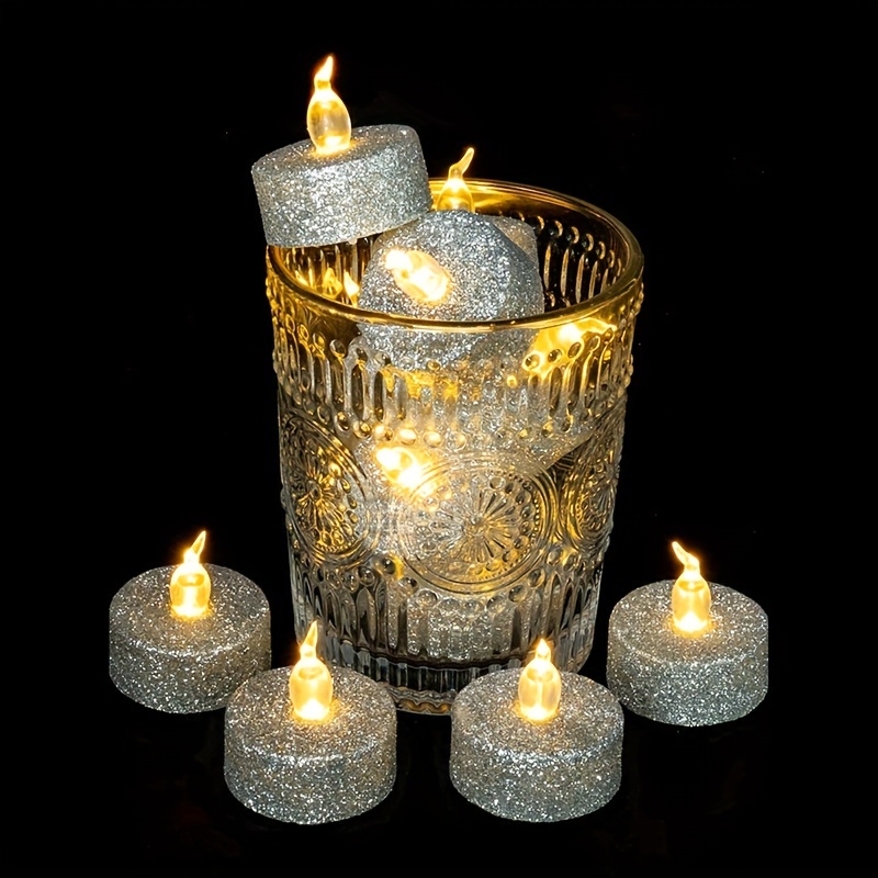 L01 Bougie Led électronique sans flamme avec chandelier, bougie de prière  de jésus vierge, lampe à thé, décor