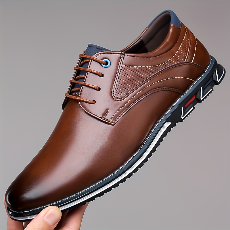 Calzado Oxford Casual Hombre, Zapatos Vestir Ligeros Exteriores Oficina  Negocios Caminar, Deportivo Hombre - Calzado Hombre - Temu