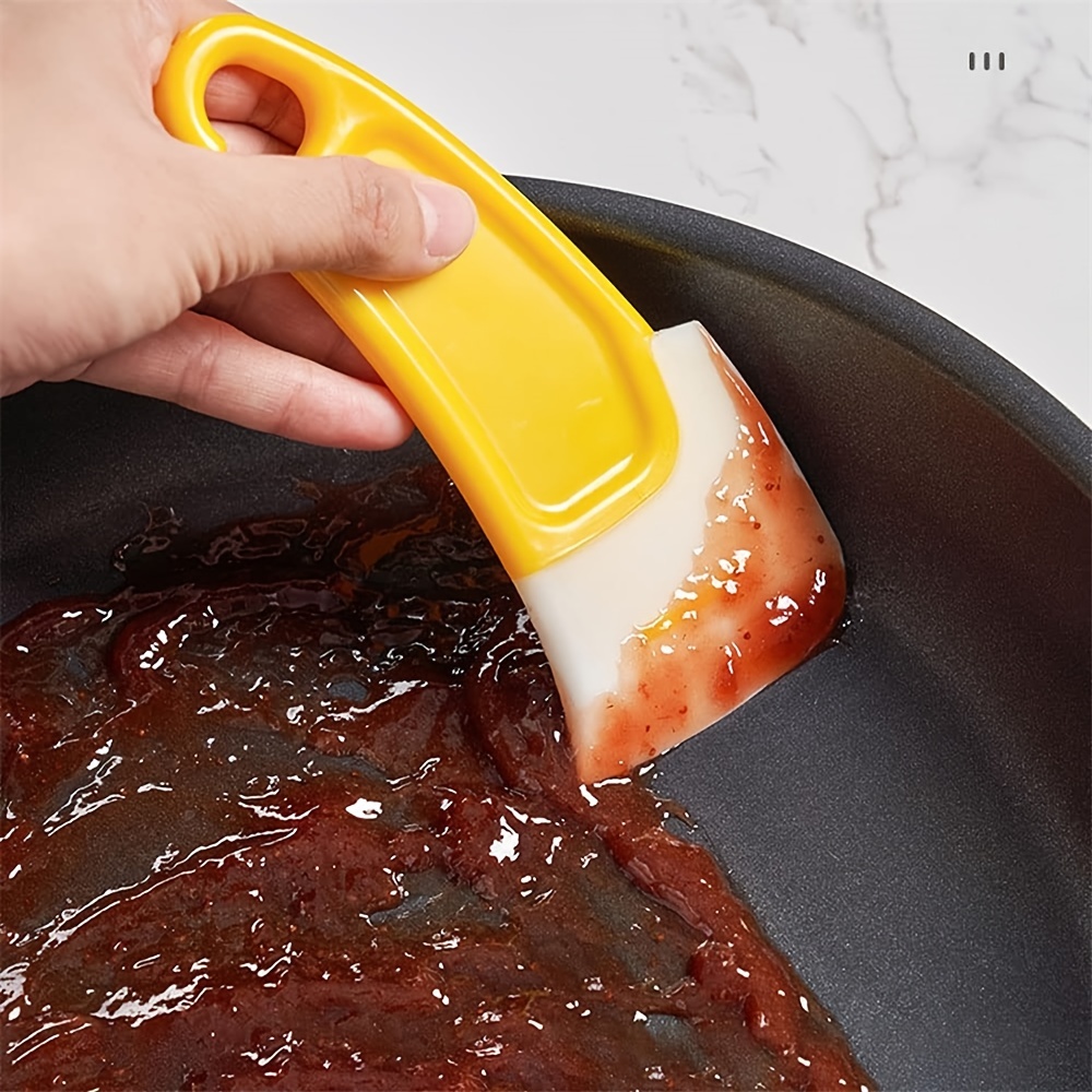 Silicone Scraper, Pot Bottom Cleaning, High Temperature Resistant Scraper,  Washing Pot, Non-stick Pot, Washing Scraper, Oil Stain Shovel - Temu