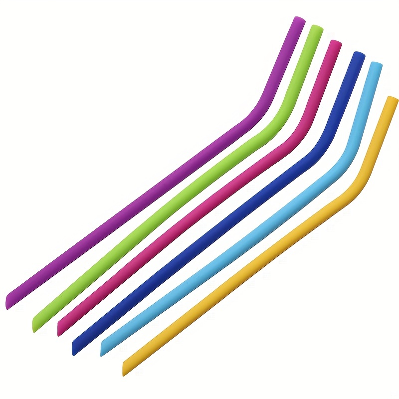 Thin Silicone Straws 