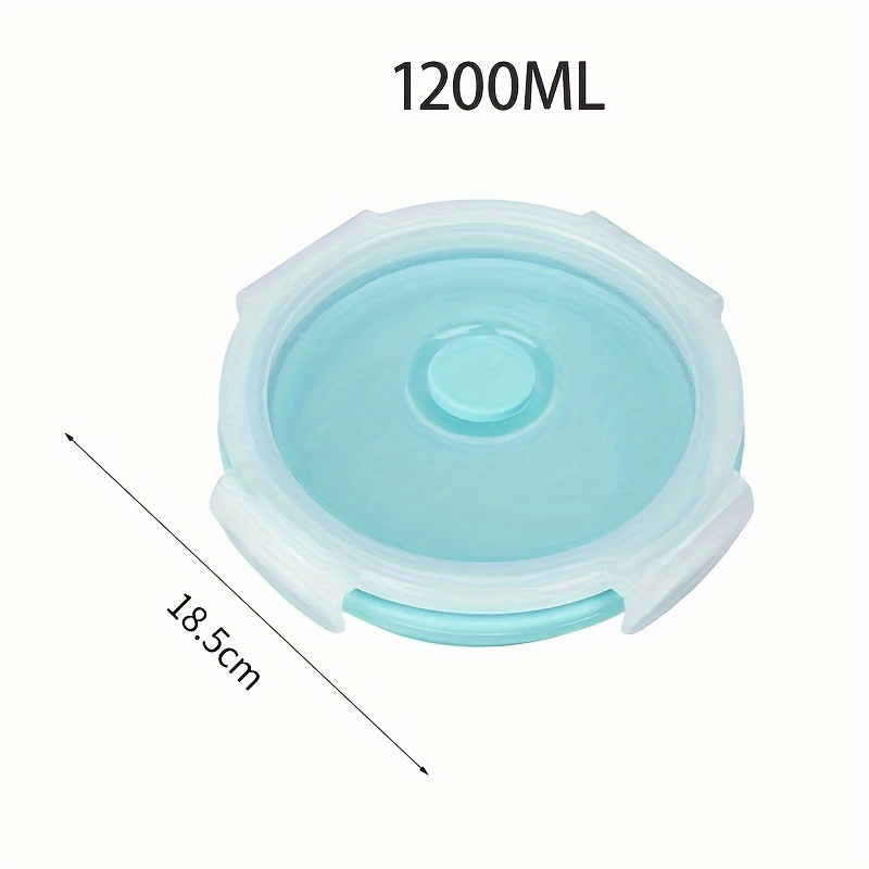 Eco-Friendly Microwavable Food Grade Silicone Food Storage Round