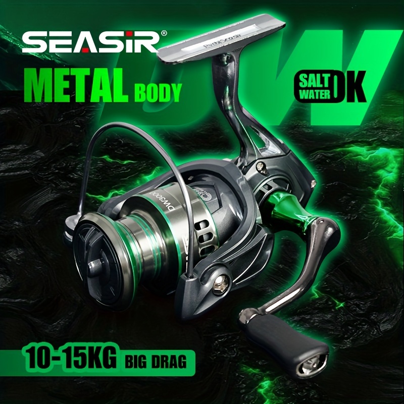 Yk Metal Series Spinning Fishing Reel Max Drag 5.2:1 Gear - Temu Germany