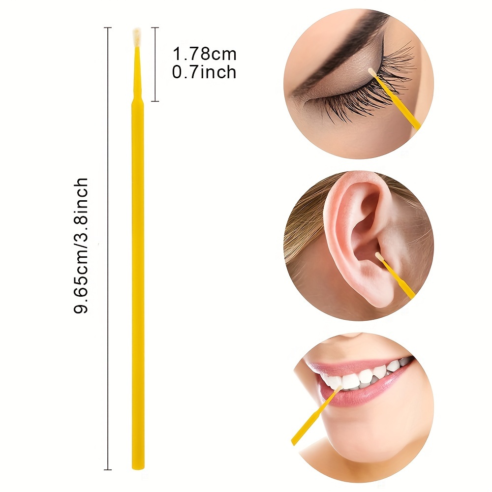 Premium Micro Brushes For Eyelash Extensions Dental Care And - Temu