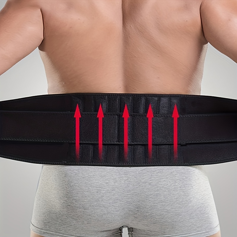 Back Support Brace - Get Relief From Lower Back Pain, Adjustable Double  Pull & Back Pocket For Therapy, Breathable Lumbar Support Belt For Men &  Women
