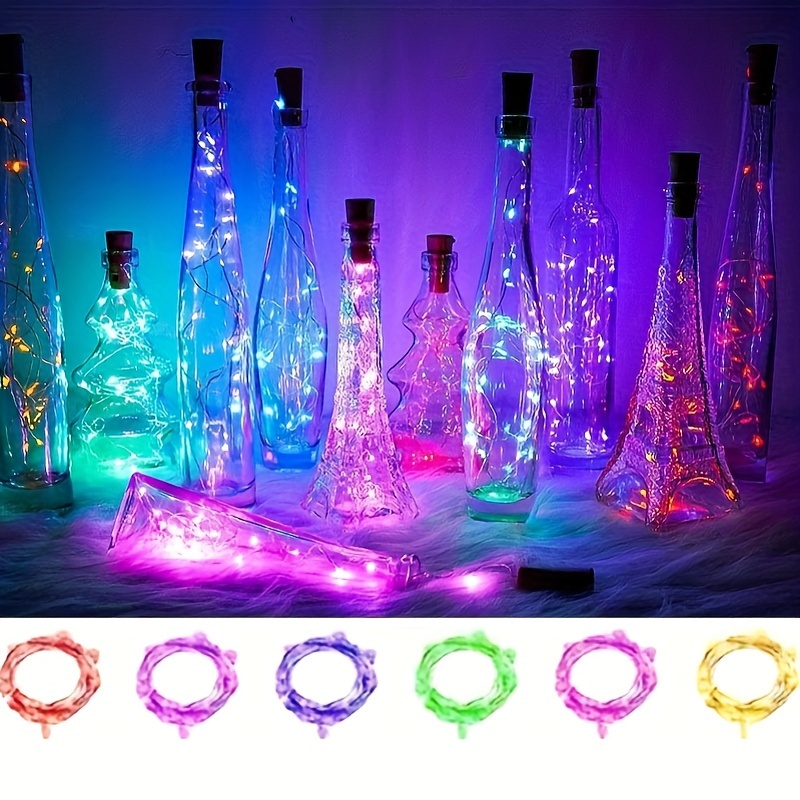Flamme Bouteille Bouchon Lampe Led String Light Party Accueil