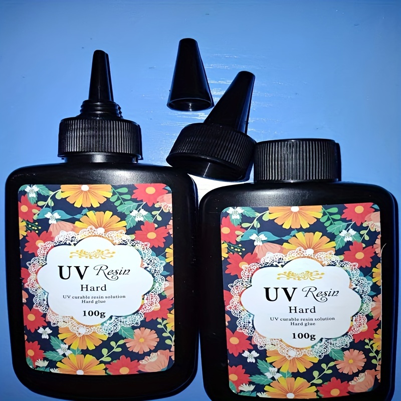 UV Resin, 2 PCS Upgrade Ultraviolet Epoxy Resin Crystal Clear Hard Glu –  Loomini