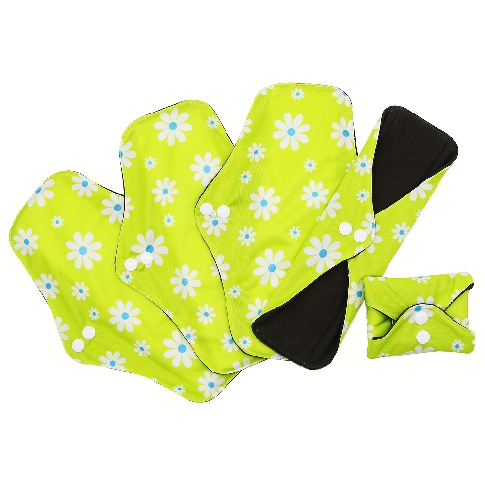 Reusable Menstrual Pads Bamboo Cloth Pads Heavy Flow Large - Temu United  Kingdom