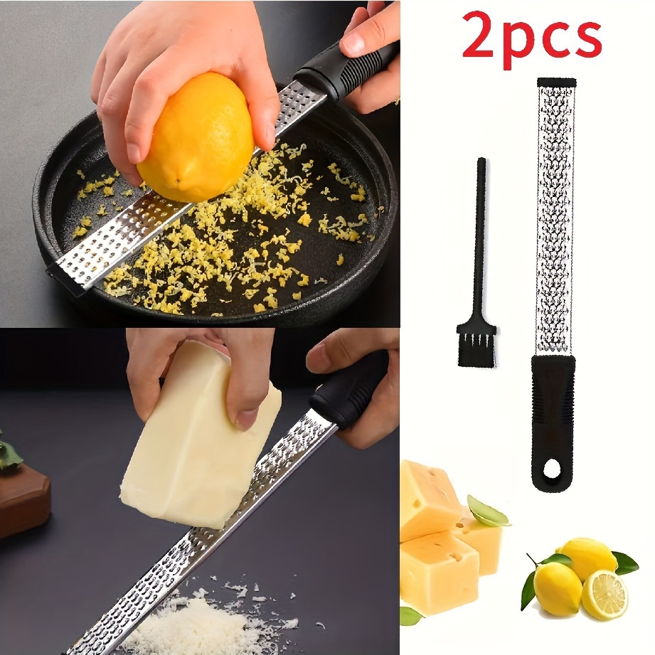 Cheese Grater & Lemon zester Stainless Steel Kitchen Grater Slicer