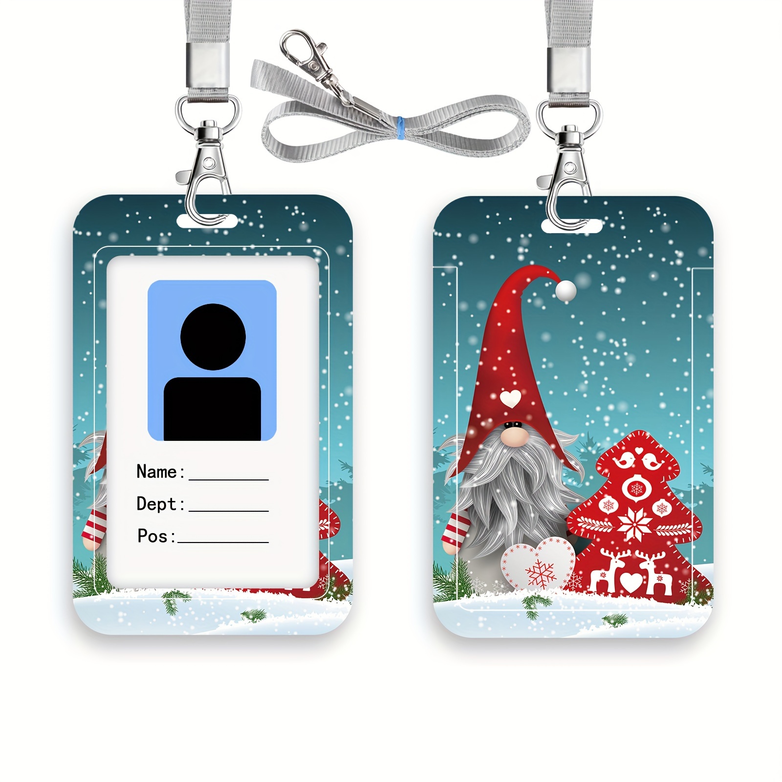 Christmas Retractable Badge Holders christmas Badge Reel - Temu