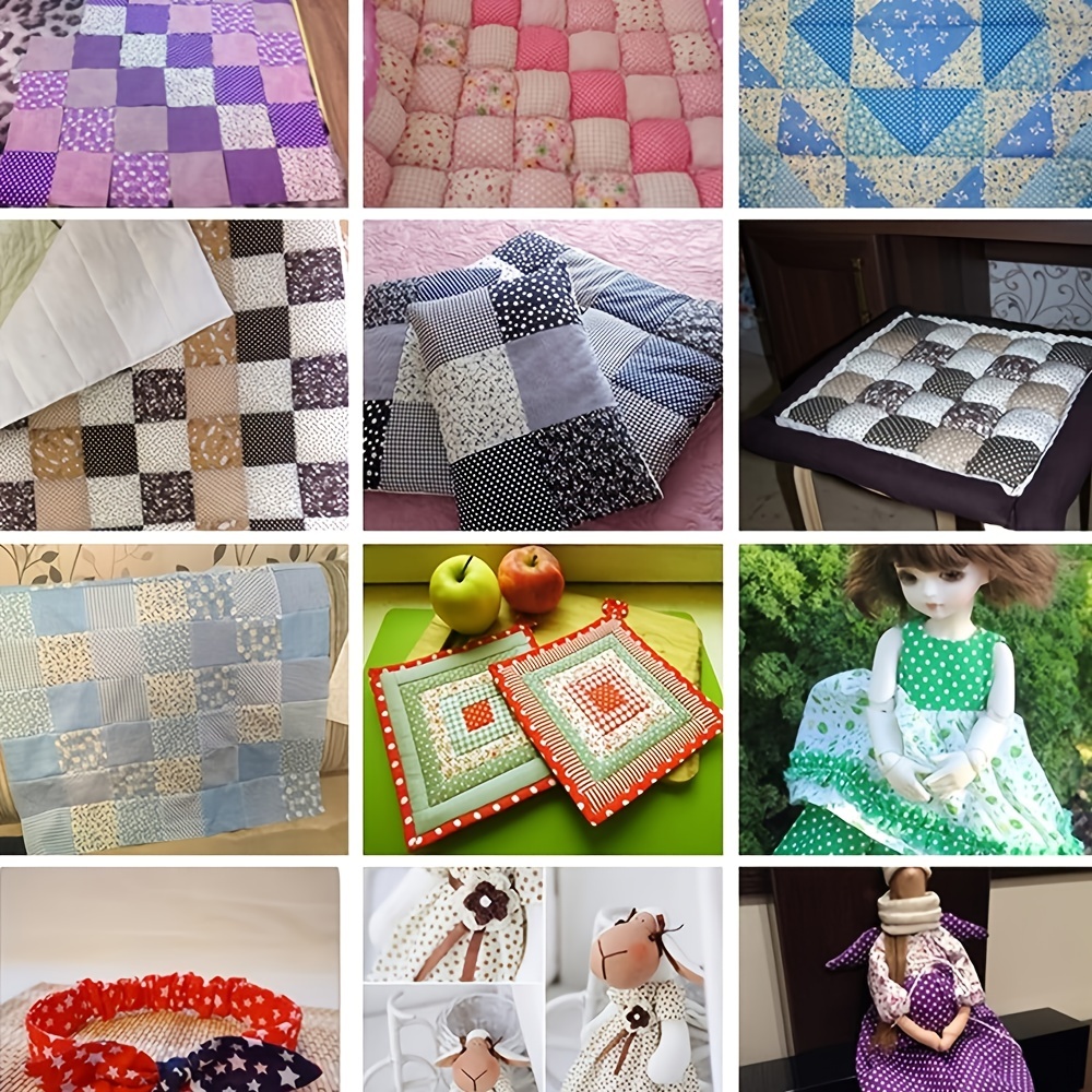 5pcs Cotton Craft Fabric Bundle Squares Patchwork 7 8inch X 9 8inch 20cmx25cm
