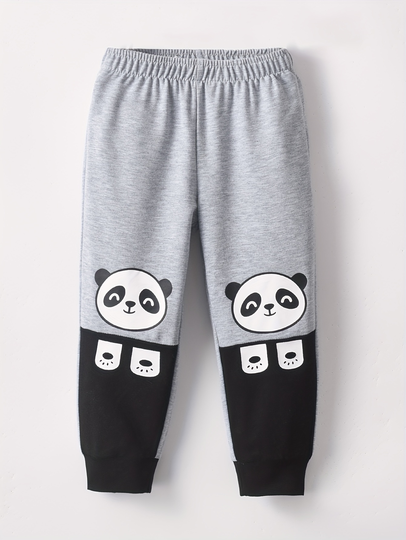 Pantalones Deportivos Holgados Estampado Panda Lindo Mujer - Temu Chile