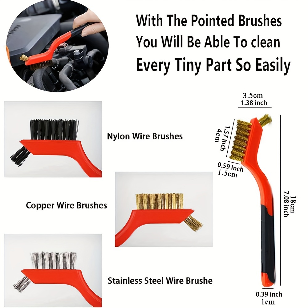 18pcs Car Cleaning Kit Interior And Exterior Car Detailing Brush Set, Car  Wash