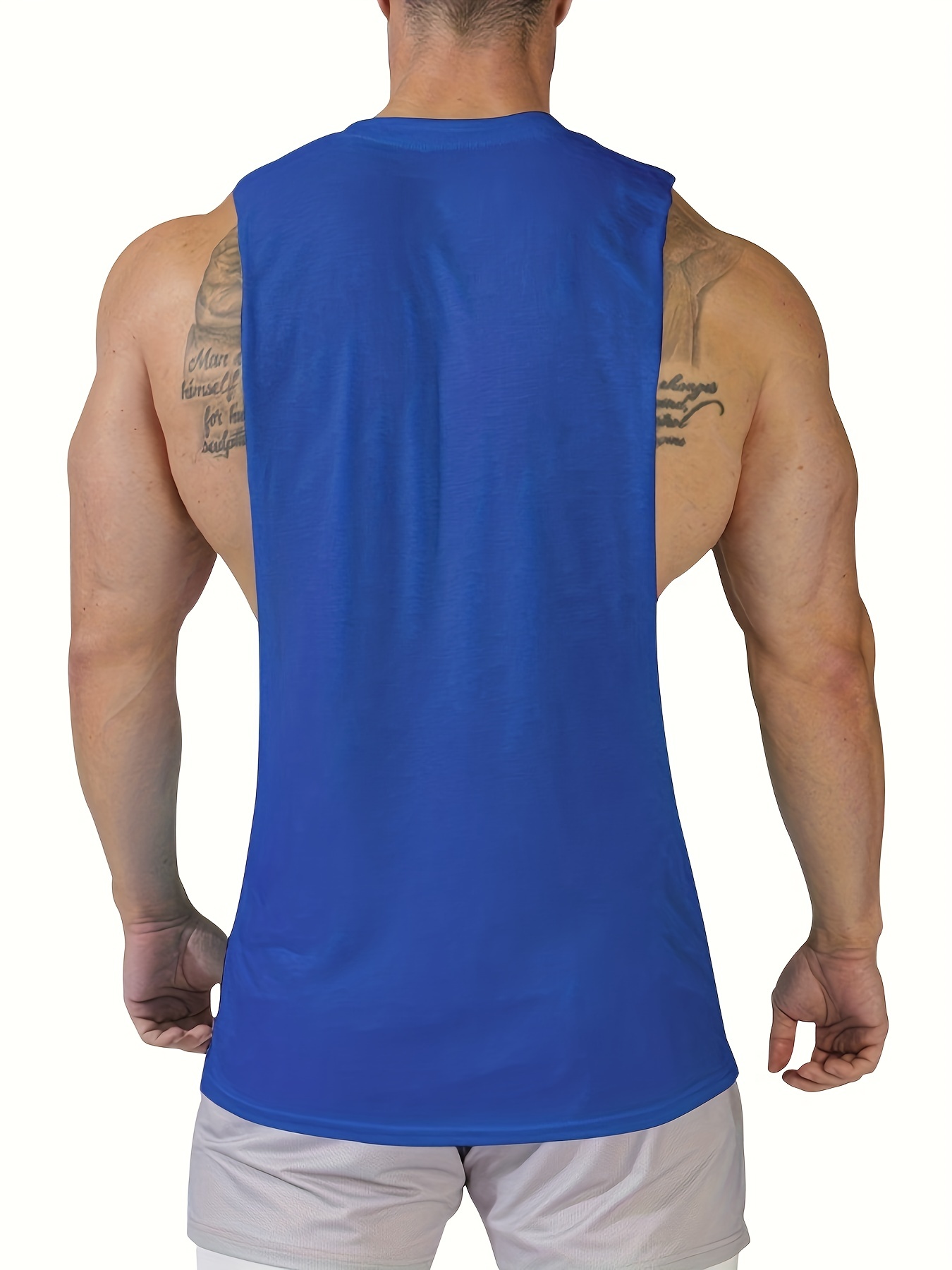 Men's Regular Basic Loose Tank Top, Casual Comfy Vest For Summer, Men's  Clothing Top For Gym Fitness Workout