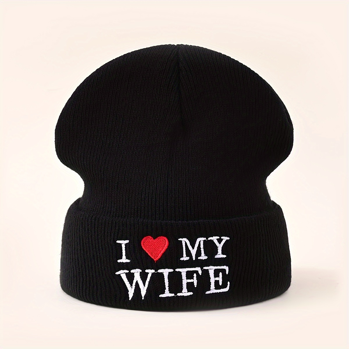 1 Pezzo Cappello Di San Valentino 'i Love My Girlfriend' Beanie A Maglia  Con Ricamo, Street Hip-hop Skul Cap, Cappello Da Coppia, Moda Casual,  Indossabile Quotidianamente