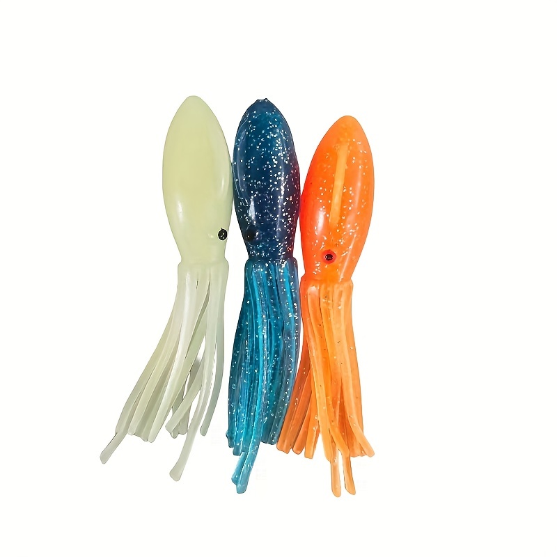Squid shaped Soft Bait Silicone Material Soft Fishing Lure - Temu
