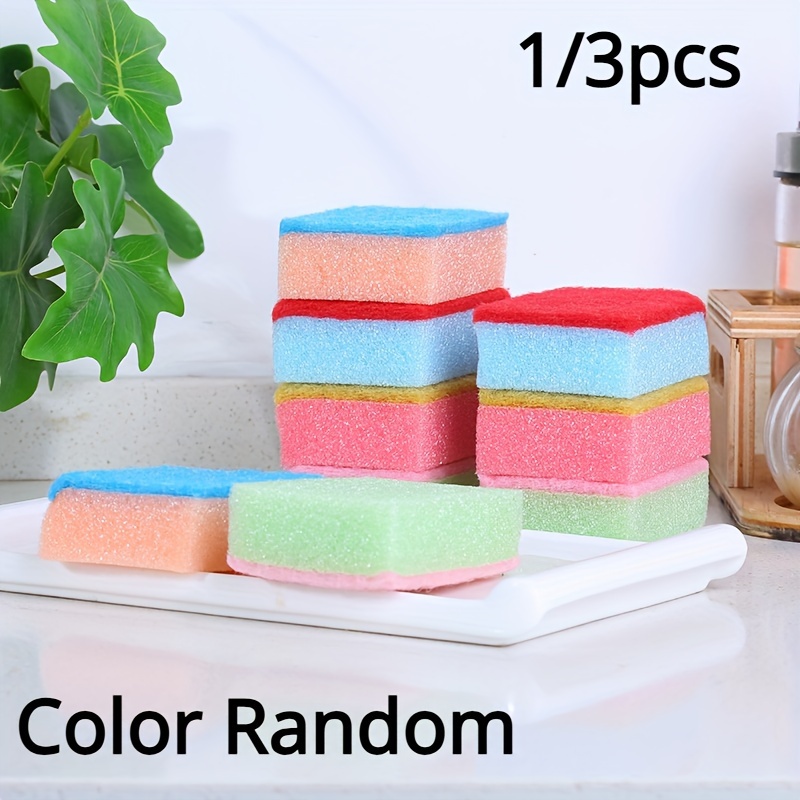 Multi purpose Double faced Sponge Scouring Pads Dish - Temu