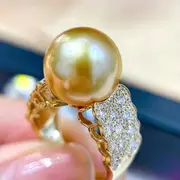 french romantic style ring 18k gold plated paved shining zirconia symbol of beauty and elegance match daily outfits party accessory details 2
