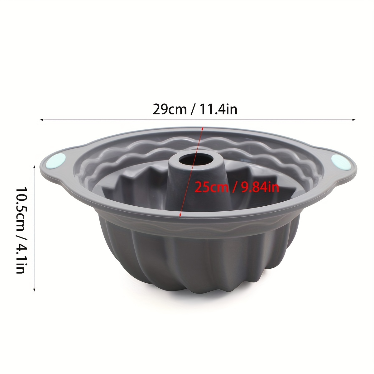 1pc Silicone Bundt Pan 11 02 Heritage Bundtlette Cake Mold For Fluted Tube  Cake Making Baking Tools Kitchen Gadgets Kitchen Accessories - Home &  Kitchen - Temu