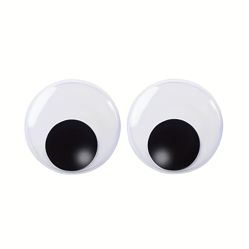 Giant Wiggle Eyes With Self Adhesive Black White Googly Eyes - Temu
