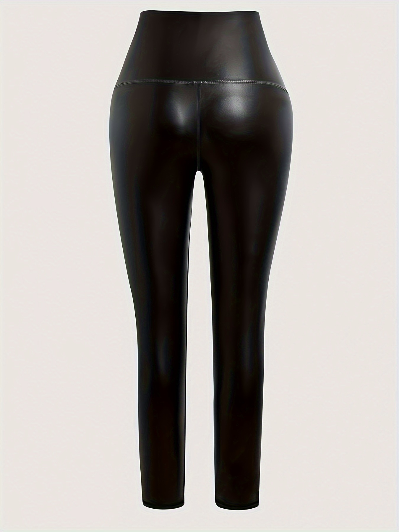 Hue Zippered Glossy  Shiny black leggings, Womens jeggings, Women